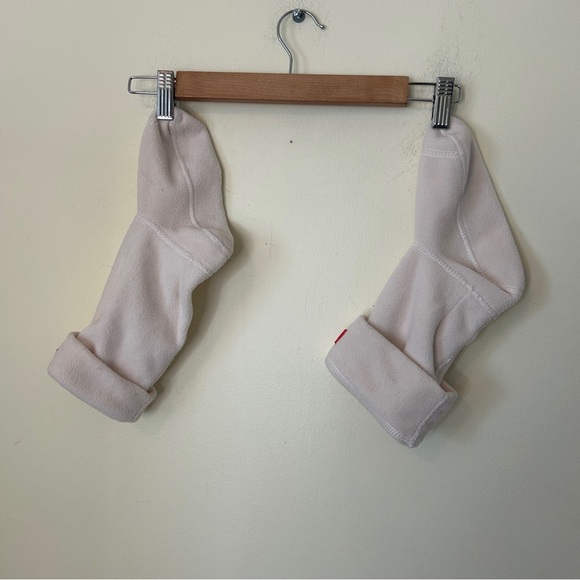 Hunter Fleece Boot Socks Cream Size Kids M - Picture 2 of 6